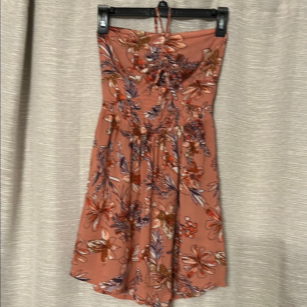 Floral Strapless Dress